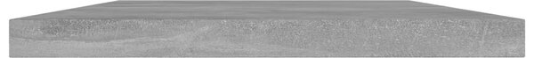 4 db betonszürke szerelt fa könyvespolc 40 x 20 x 1,5 cm