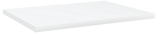 4 db fehér szerelt fa könyvespolc 40 x 30 x 1,5 cm