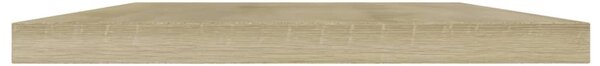 4 db sonoma tölgy színű szerelt fa könyvespolc 40 x 20 x 1,5 cm