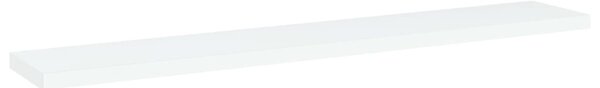 4 db fehér szerelt fa könyvespolc 60 x 10 x 1,5 cm