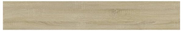 4 db sonoma-tölgy színű forgácslap könyvespolc 60 x 10 x 1,5 cm