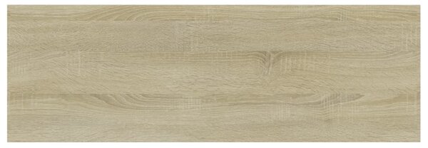 4 db sonoma-tölgy színű forgácslap könyvespolc 60 x 20 x 1,5 cm