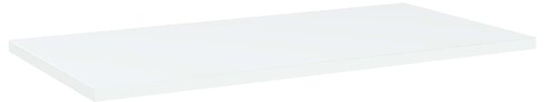 4 db fehér forgácslap könyvespolc 60 x 30 x 1,5 cm