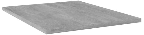 4 db betonszürke szerelt fa könyvespolc 40 x 50 x 1,5 cm