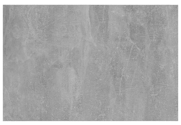 4 db betonszürke szerelt fa könyvespolc 60 x 40 x 1,5 cm