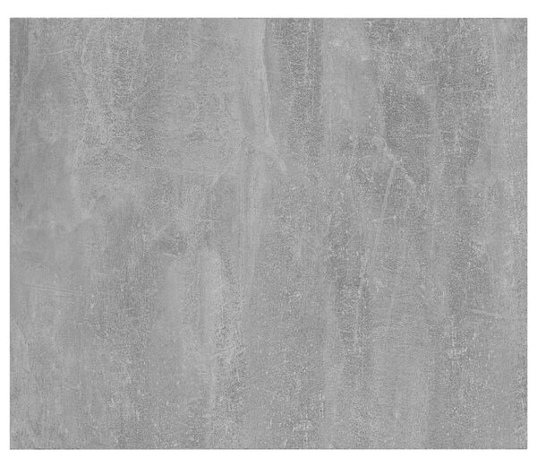 8 db betonszürke forgácslap könyvespolc 60 x 50 x 1,5 cm