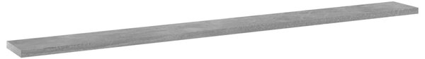 4 db betonszürke szerelt fa könyvespolc 100 x 10 x 1,5 cm