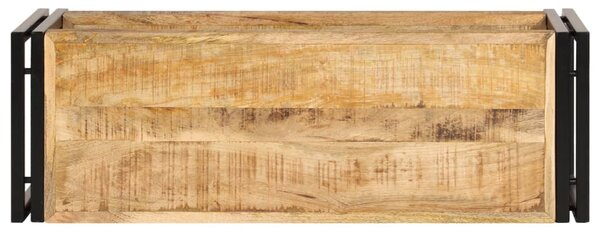 Tömör mangófa TV-szekrény 90 x 30 x 40 cm