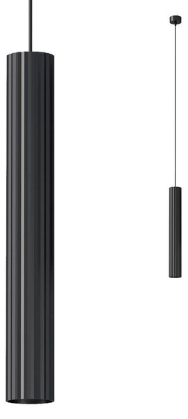 DELPHI modern függőlámpa, nagy méret, fekete