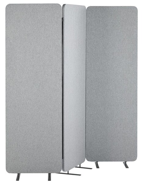 Akusztikus 3 paneles térelválasztó STANDI Világosszürke 184 cm 184 cm