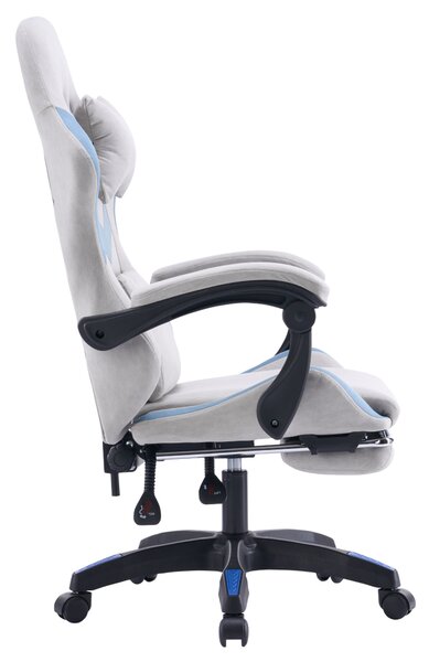 KONDELA Irodai/gamer szék, szürke/kék, ZODIA