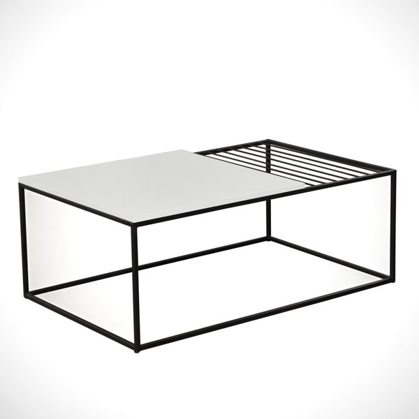 Zinus dohányzóasztal, fehér, 95 cm