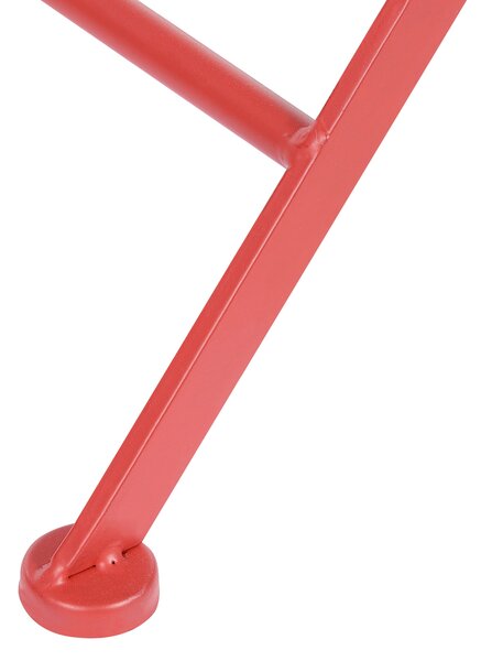 Bisztró asztal SCARIO 70 cm 70 cm Fém Piros