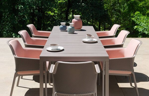 Nardi Net Relax szék párnával - Rio bővíthető 280 cm asztal 8 személyes több színben