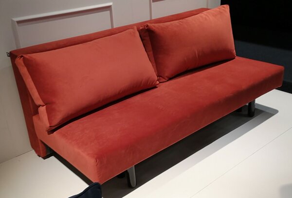 Hildur ágyazható kanapé, piros bársony