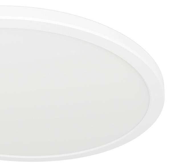 EGLO connect LED-es mennyezeti lámpa Rovito-Z, fehér, Ø 39 cm, dimmelhető, Fehér / opál, Nappali / Étkező, Műanyag