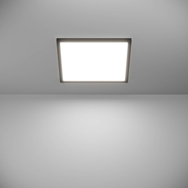 EGLO connect LED mennyezeti lámpa Rovito-Z, fekete, 39 x cm, dimmelhető, Fekete, Nappali / Étkező, Műanyag