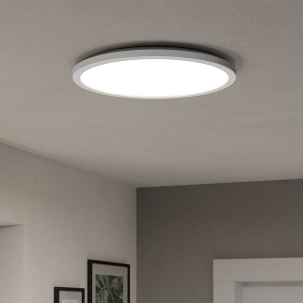 EGLO connect LED-es mennyezeti lámpa Rovito-Z, fehér, Ø 39 cm, dimmelhető, Fehér / opál, Nappali / Étkező, Műanyag