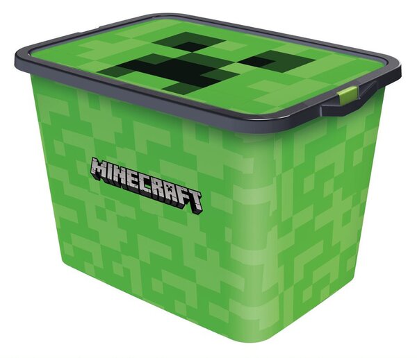 Minecraft műanyag tároló doboz 23 L