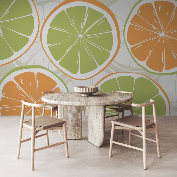 Fotótapéta Színes citrusfélék mintás design, Modern fotótapéta, Modern fotótapéta, w00725v1 - Muralas.hu
