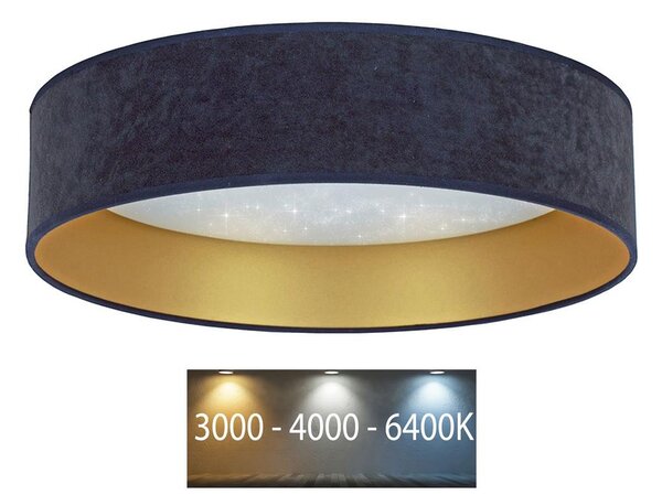 Brilagi Brilagi - LED Mennyezeti lámpa VELVET STAR LED/24W/230V á. 40 cm kék/arany BG0310