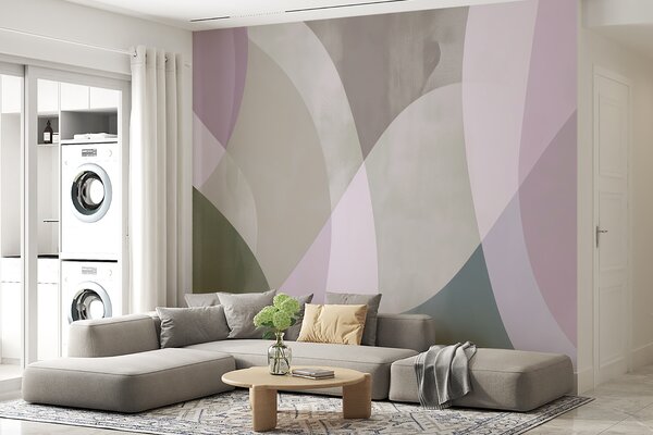 Fotótapéta Színes minta körökkel és vonalakkal, Modern fotótapéta, Modern fotótapéta, w01334v2 - Muralas.hu