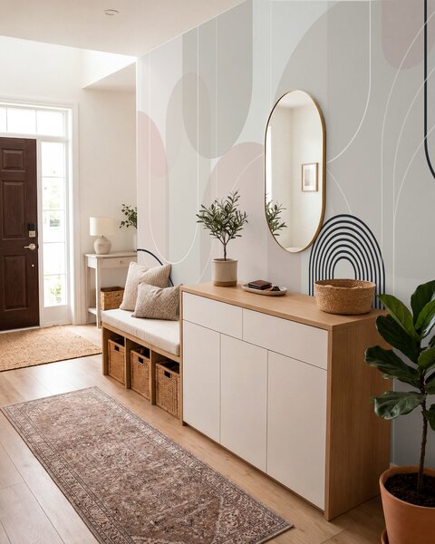Fotótapéta Stílusos minimalista ívek, Fotótapéta absztrakt, w02826 : Uwalls.hu