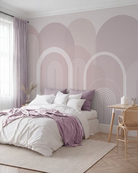 Fotótapéta Geometrikus ívek boho, Fotótapéta absztrakt, w02935 : Uwalls.hu