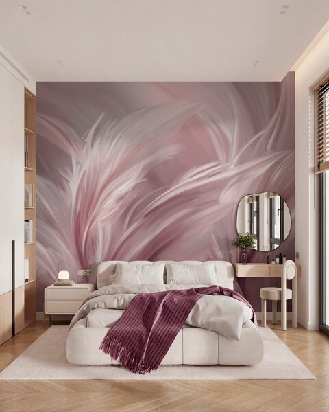 Fotótapéta Elegáns tollak rózsaszín árnyalatokban, Fotótapéta absztrakt, w05658v1 : Uwalls.hu