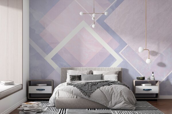 Fotótapéta Lágy pasztell geometriai minták harmóniában, Modern fotótapéta, Modern fotótapéta, w02062 - Muralas.hu