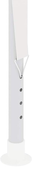 Fehér rendezvénysátor oldalfalakkal 4 x 9 m 90 g/m²