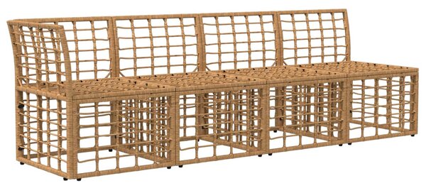 4-Személyes Kerti Kanapé Bal Karfával 4 pcs 4-Ülőhelyek száma