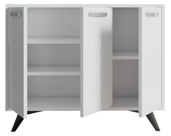 Piffa konyhaszekrény, fehér, 100 cm