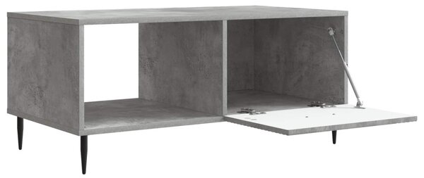 Dohányzóasztal Betonszürke 90 x 50 x 40 cm Szerelt Fa