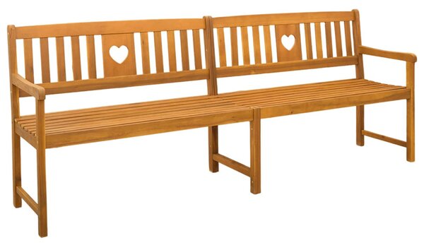 Kerti pad Természetes 220 x 55,5 x 90 cm Tömör Akácfa