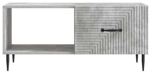 Dohányzóasztal Betonszürke 90 x 50 x 40 cm Szerelt Fa