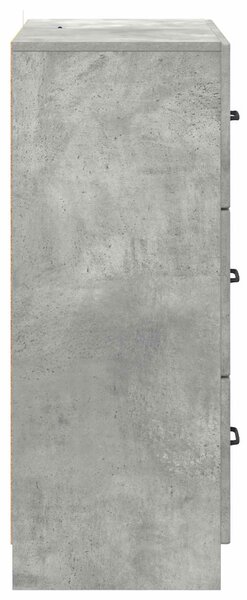 Fiókos szekrény Betonszürke 66 x 34,5 x 87 cm Szerelt Fa