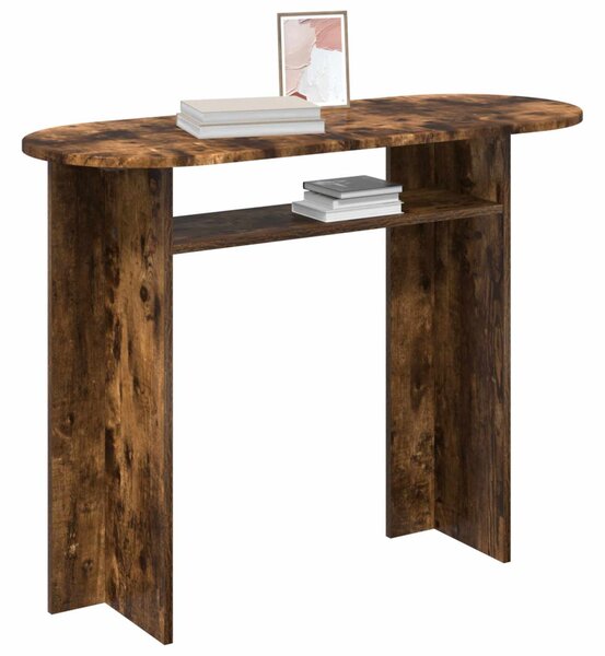 Konzolasztal Füstös Tölgy 100 x 39,5 x 75 cm Szerelt Fa