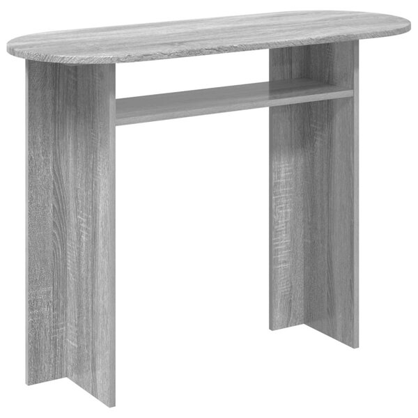 Konzolasztal Szürke Sonoma 100 x 39,5 x 75 cm Szerelt Fa