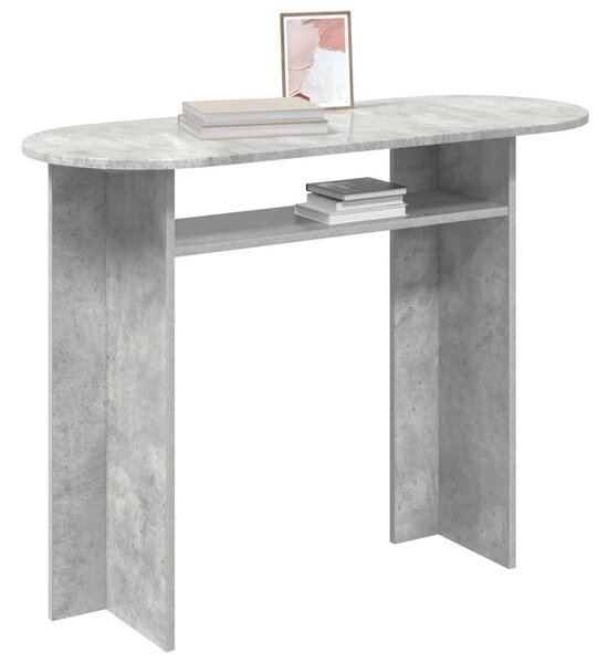 Konzolasztal Betonszürke 100 x 39,5 x 75 cm Szerelt Fa