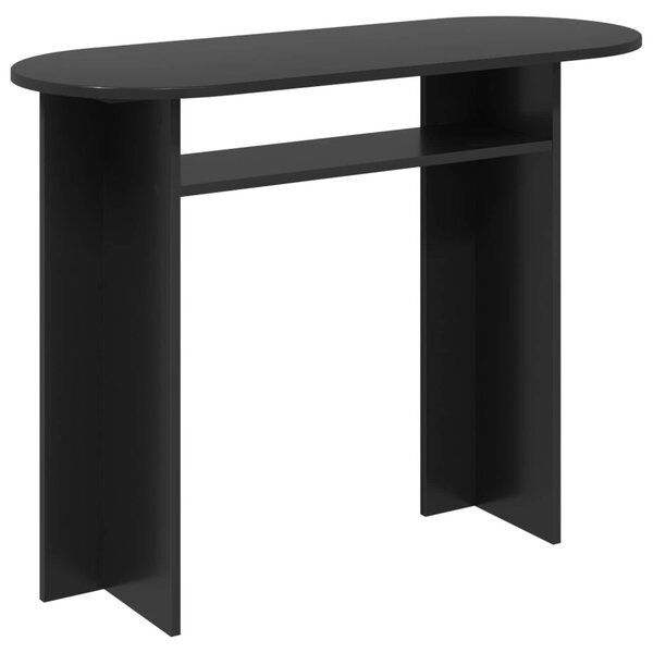 Konzolasztal Fekete Tölgy 100 x 39,5 x 75 cm Szerelt Fa