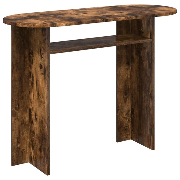 Konzolasztal Füstös Tölgy 100 x 39,5 x 75 cm Szerelt Fa