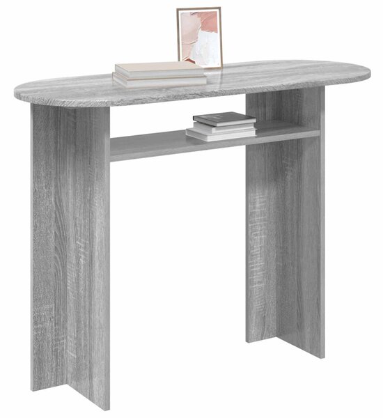 Konzolasztal Szürke Sonoma 100 x 39,5 x 75 cm Szerelt Fa