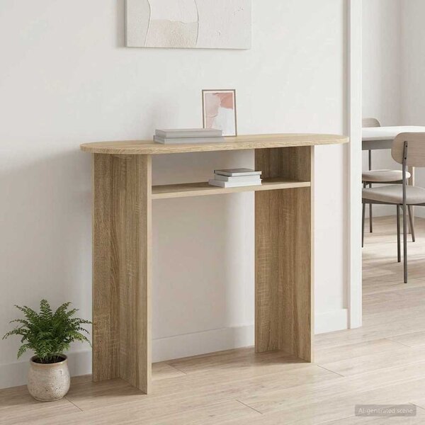 Konzolasztal Sonoma Tölgy 100 x 39,5 x 75 cm Szerelt Fa