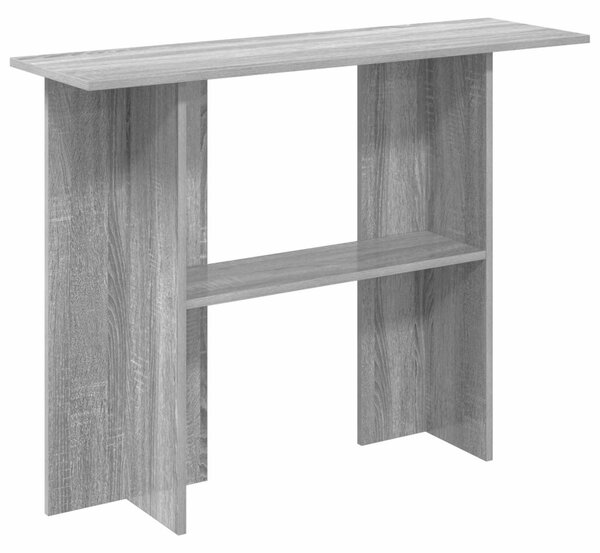 Konzolasztal Szürke Sonoma 100 x 30 x 75 cm Szerelt Fa