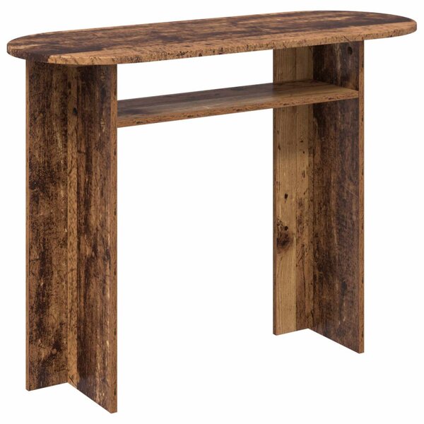 Konzolasztal tárolóval Antik Fa 100 x 39,5 x 75 cm Szerelt Fa