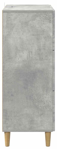 Fiókos szekrény Betonszürke 66 x 34,5 x 90 cm Szerelt Fa
