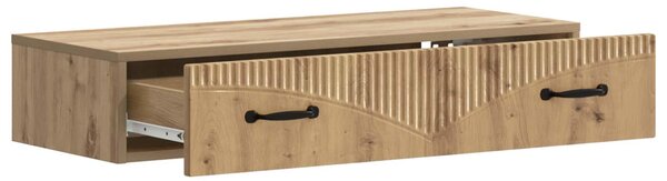 Fali oldaltábla Kézműves Tölgy 87,5 x 34,5 x 17 cm Szerelt Fa