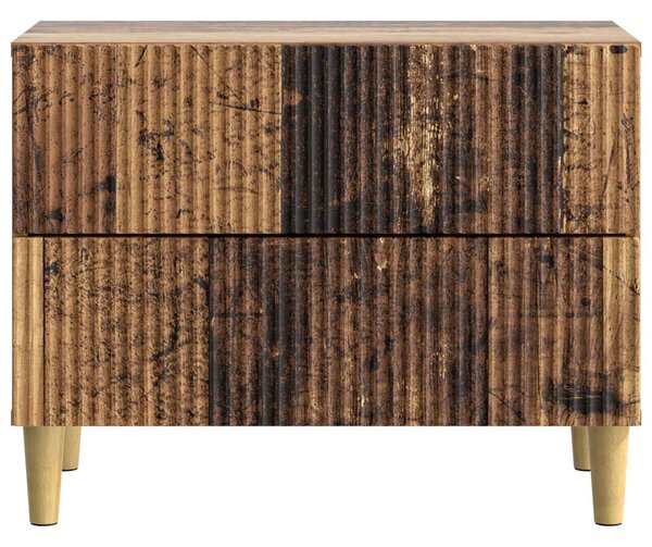 Éjjeliszekrény fiókkal Antik Fa 62 x 34,5 x 48 cm Szerelt Fa