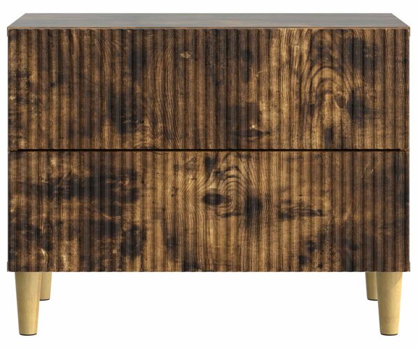 Éjjeliszekrény Füstös Tölgy 62 x 34,5 x 48 cm Szerelt Fa